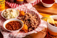 hickory-smoked barbecue in Sevierville TN at Buddy's