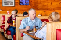 guests at Buddy's BBQ, one of the top Sevierville restaurants