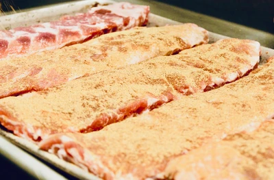 Buddy's catering includes our ribs