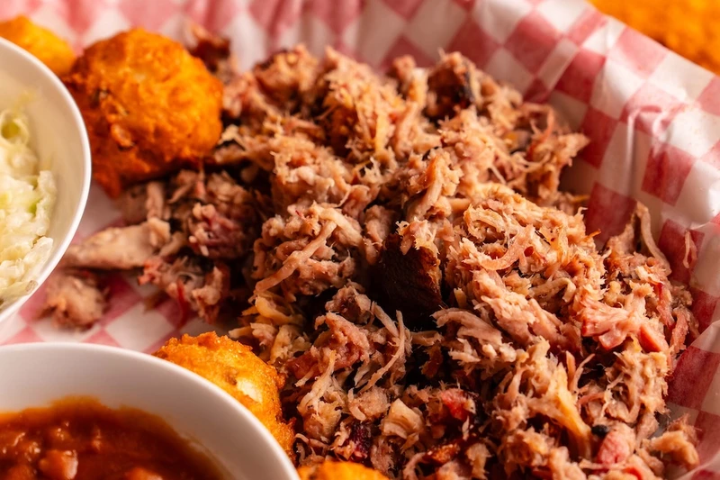 pulled pork at our Sevierville BBQ restaurant